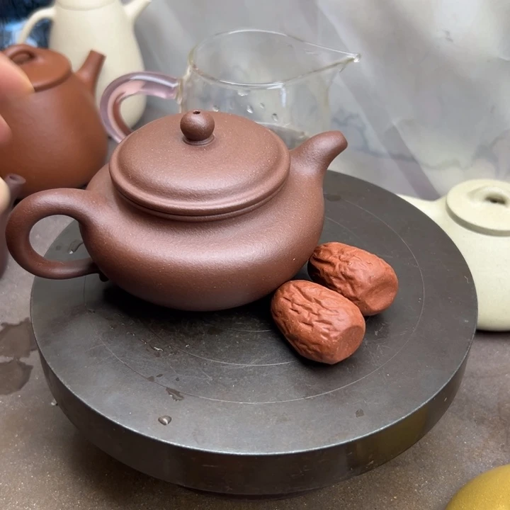 紫砂茶壶套装仿古200c c