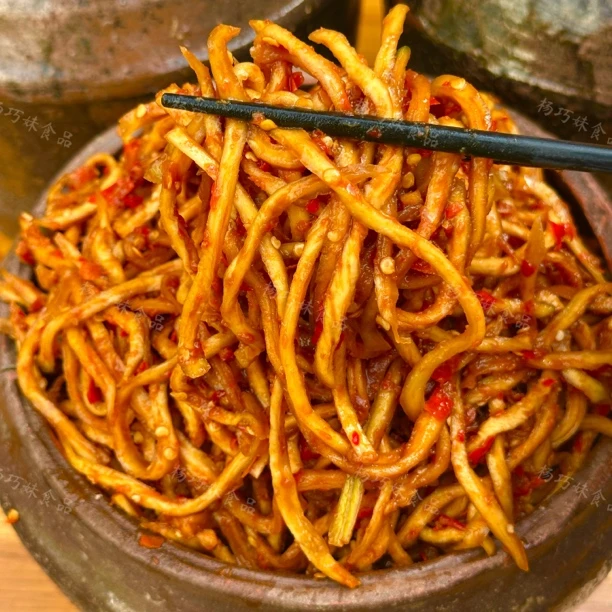 杨巧妹酱腌木瓜丝脆辣爽口无油下饭菜开盖即食酱腌菜调味佐餐