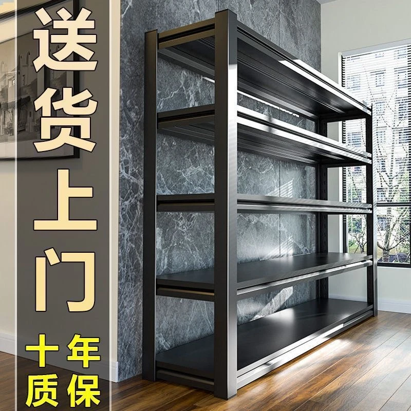 【二手价】家用货架多层置物架落地储物架卧室快递角钢碳钢收纳架子