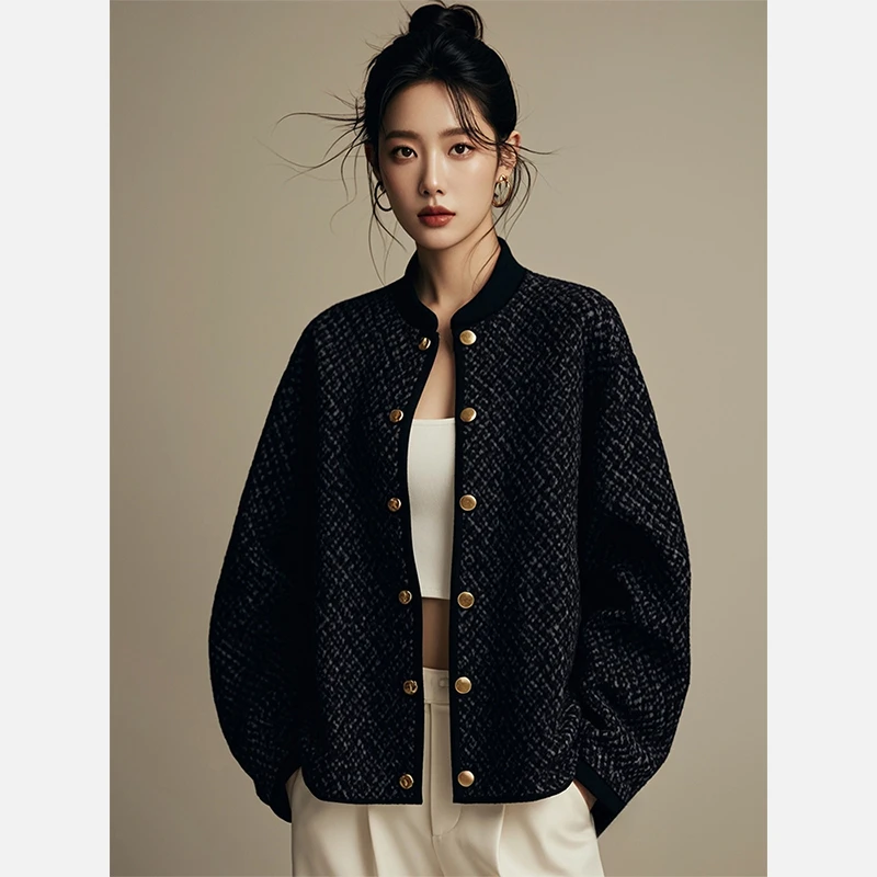 独特超好看上衣时尚高端小香风棒球服夹克开衫外套女春秋2025新款