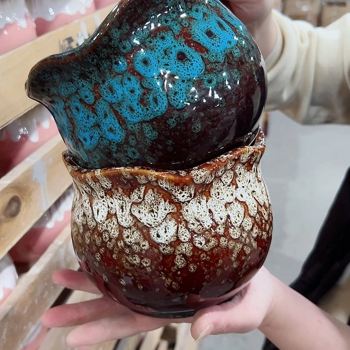 有孔.凑满10元发货多肉陶瓷花盆！