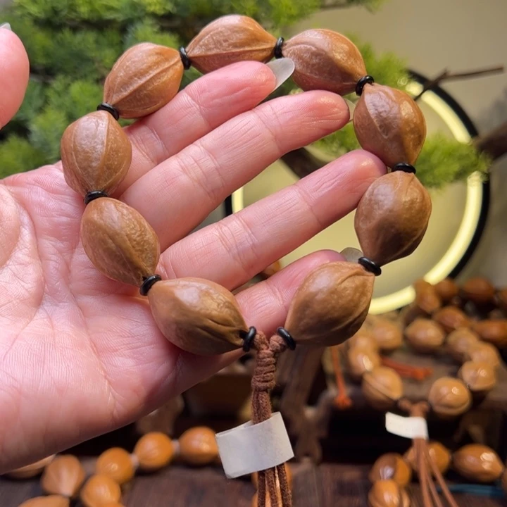 橄榄核手串边**子梅林铁核1.9