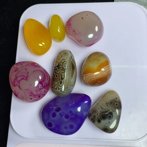 玛瑙/玉髓珠宝奇石未镶嵌木**美打孔不退不换