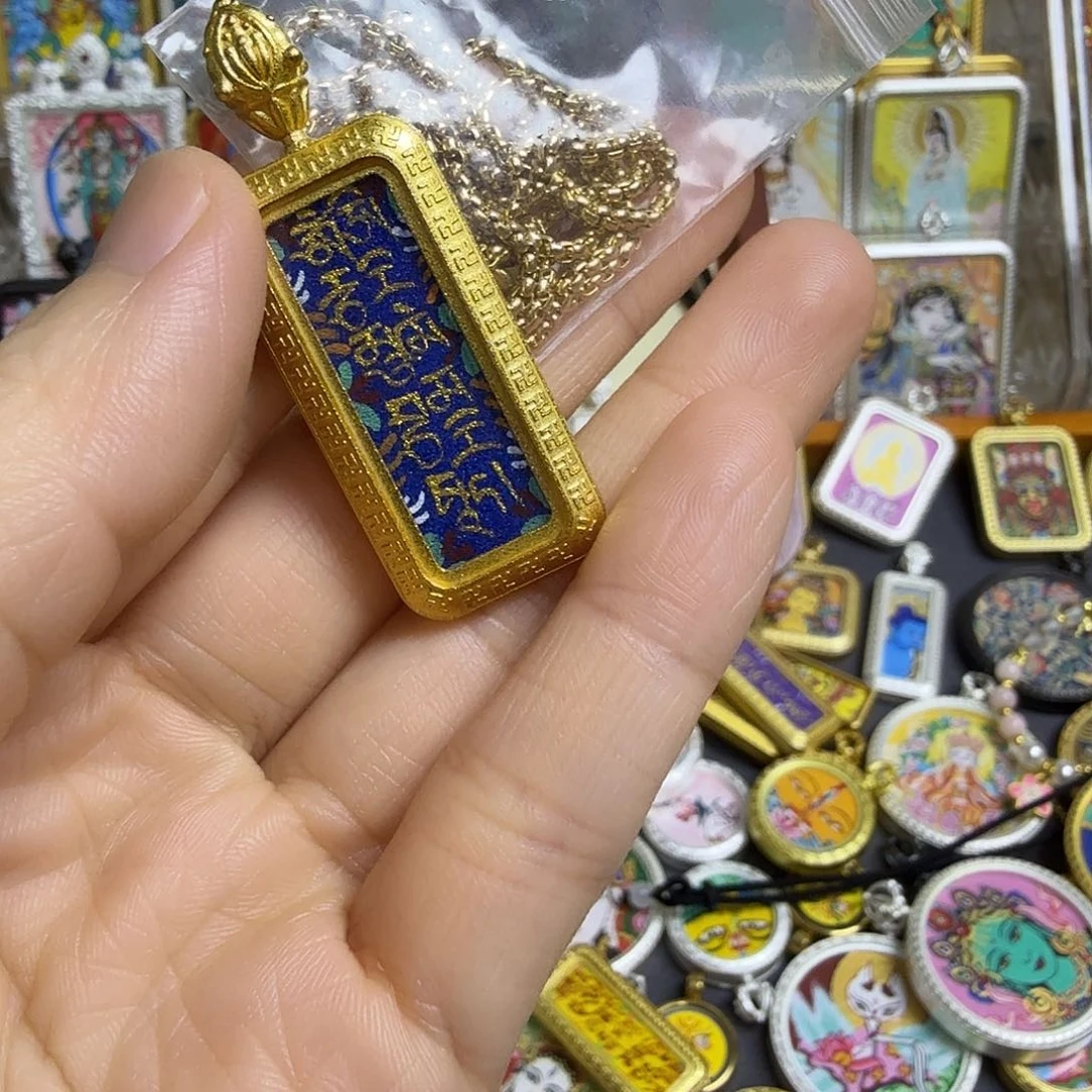 吊坠十三纯手绘1.3药师心里话