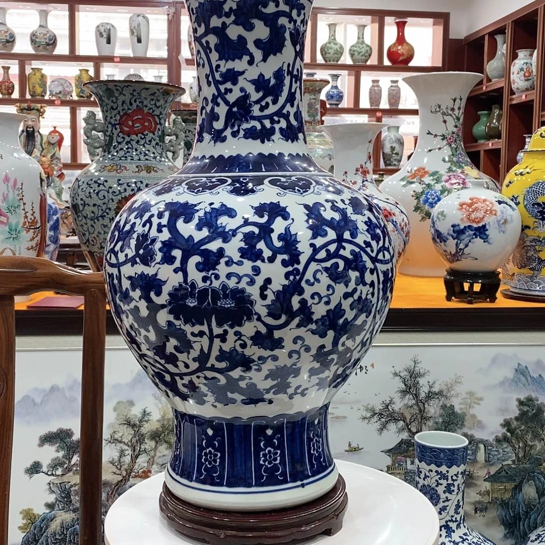 摆件?****?景德镇陶瓷花平