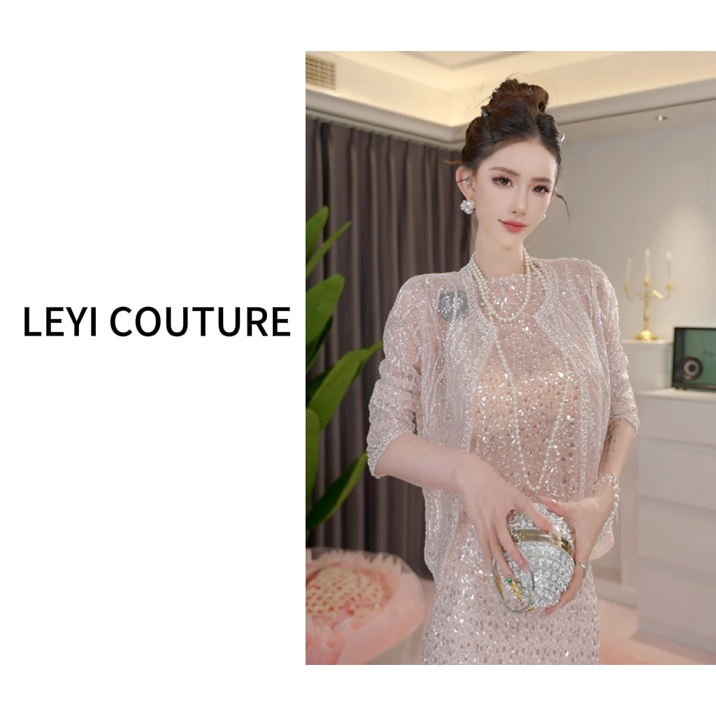 [LEYI COUTURE]2026新款畑畑高端气质“金枝玉叶”时尚外套