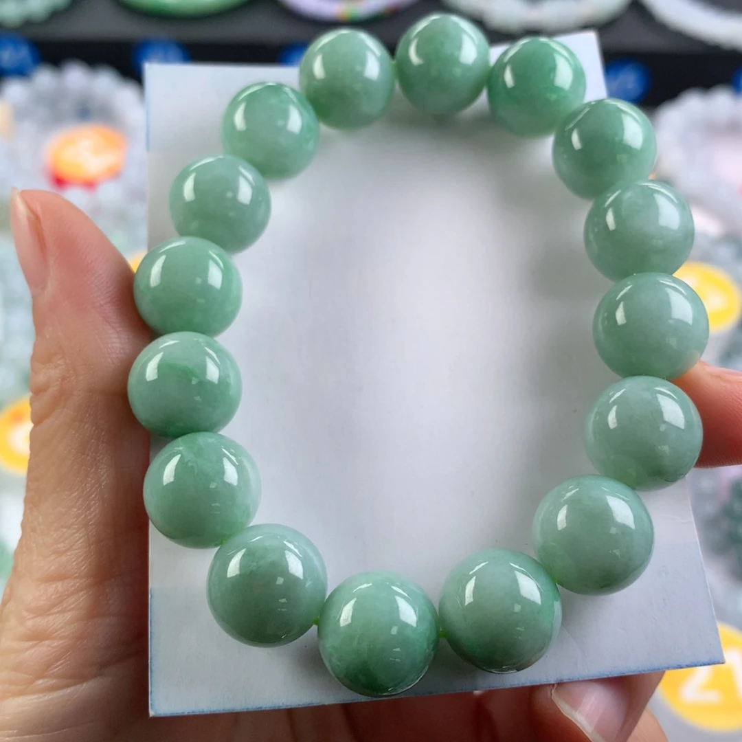 翡翠未镶嵌手链卡13