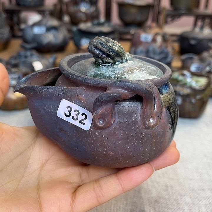 裸柴烧陶瓷手工茶器