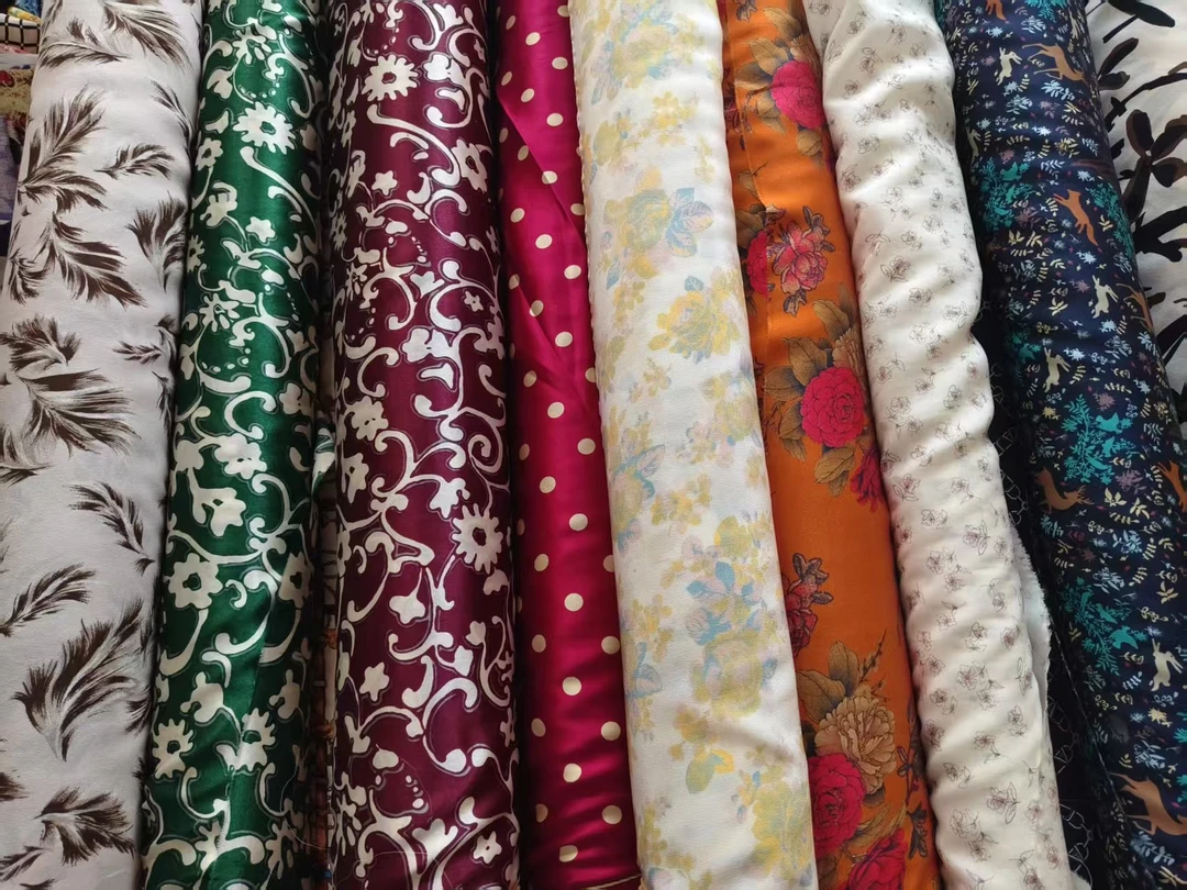 真丝双多色花型面料（不支持七天无理由退货）