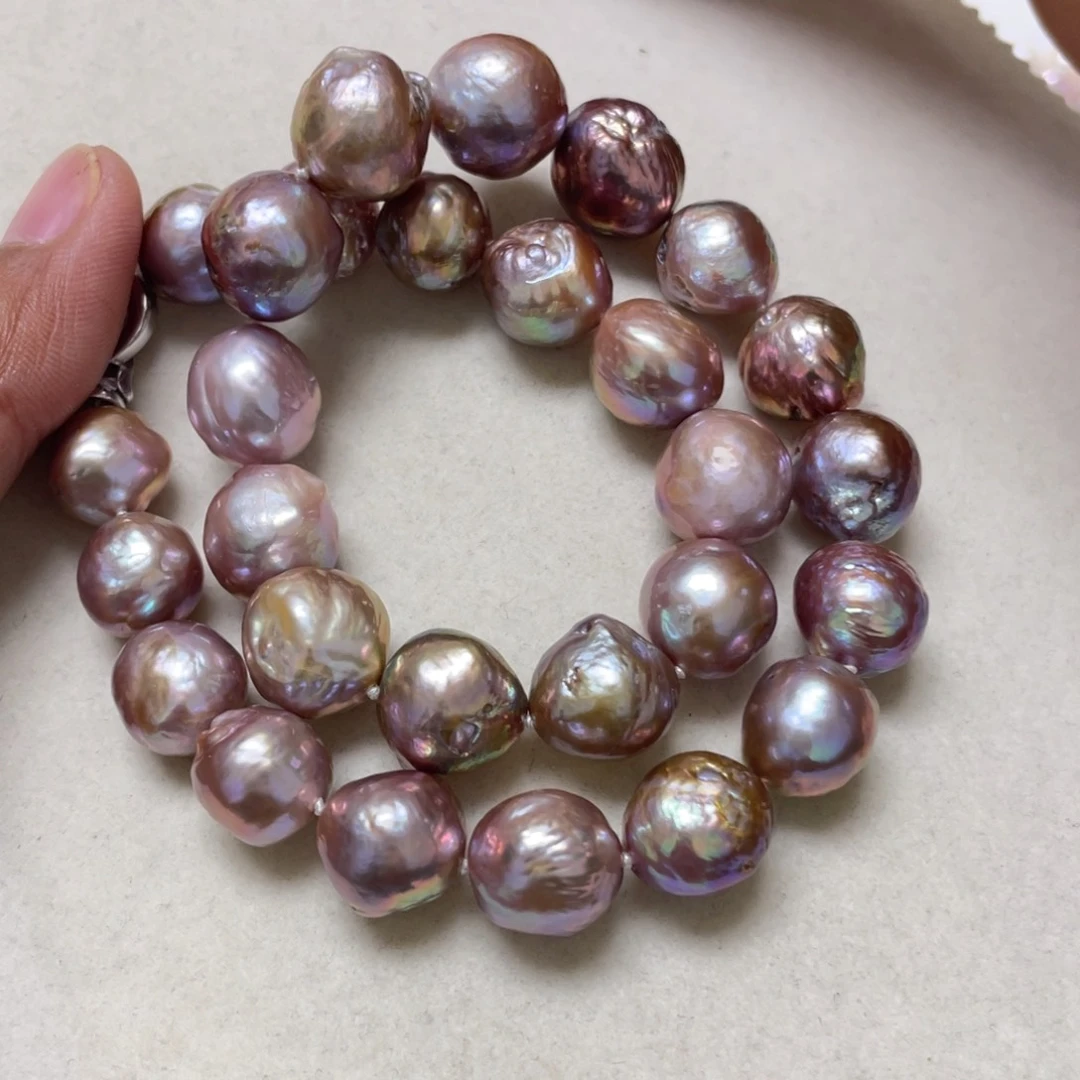 淡水珍珠颈饰银S925镶嵌田****