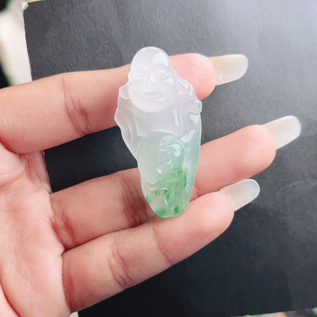 石英质玉未镶嵌吊坠(不含链)