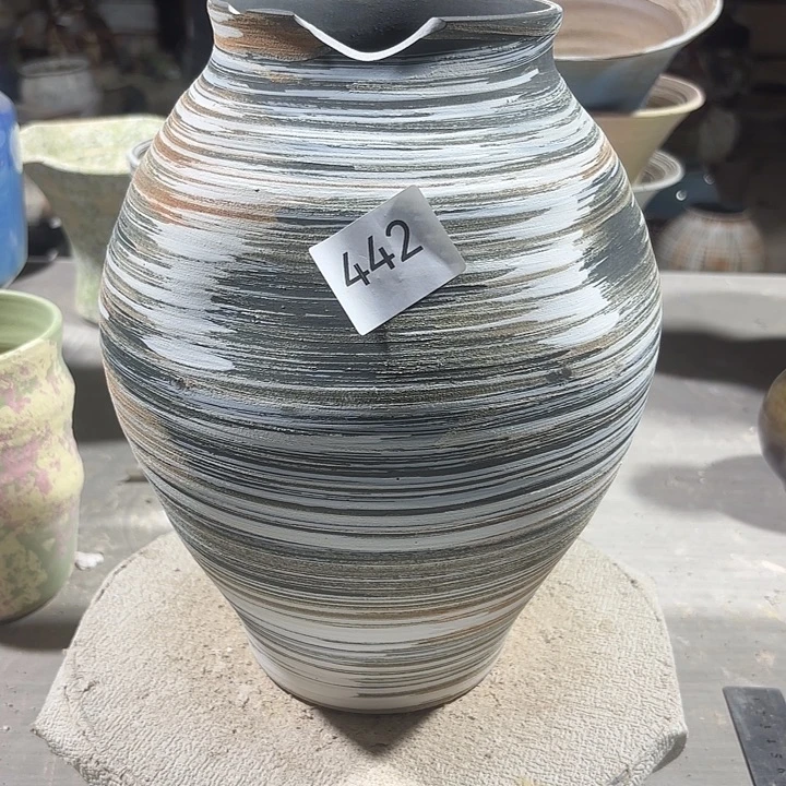 摆件陶442，瑕疵瑕疵处理，无孔