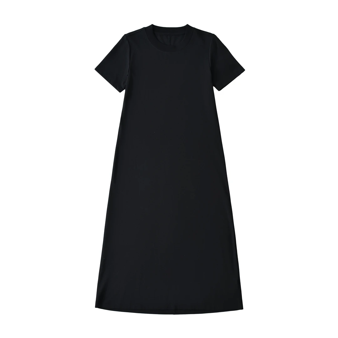 门店32&9！风信子连衣裙！刚需神器/高弹百搭短袖中长连衣裙C21212