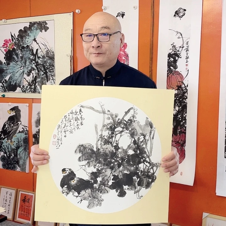 国画张圣敏先生纯手绘作品