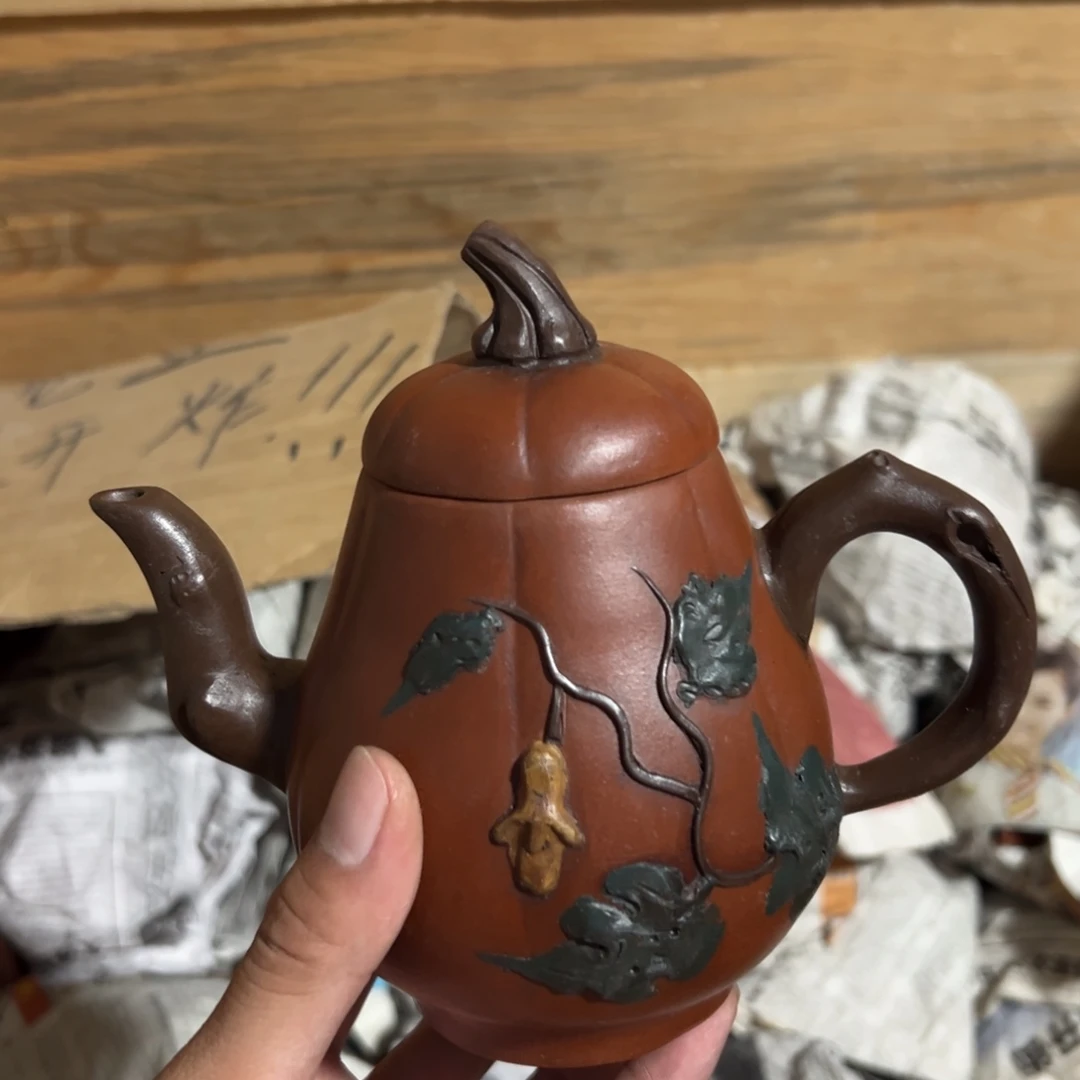 茶壶紫砂老厂紫砂壶一件！