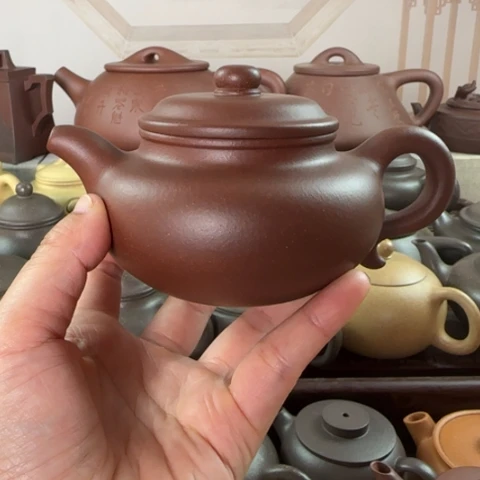 茶壶紫砂底槽清料220cc