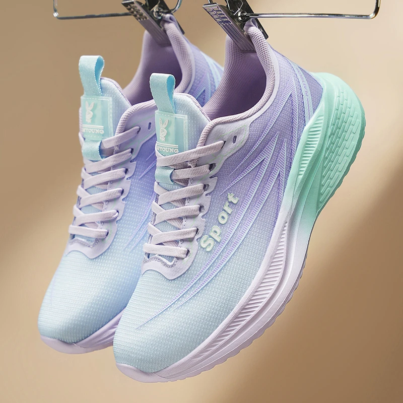 言早秋爆款碳板运动鞋潮鞋跑步鞋男女同款防滑耐磨A66