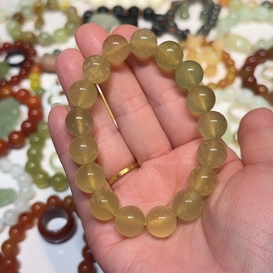 蛇纹石玉未镶嵌手串