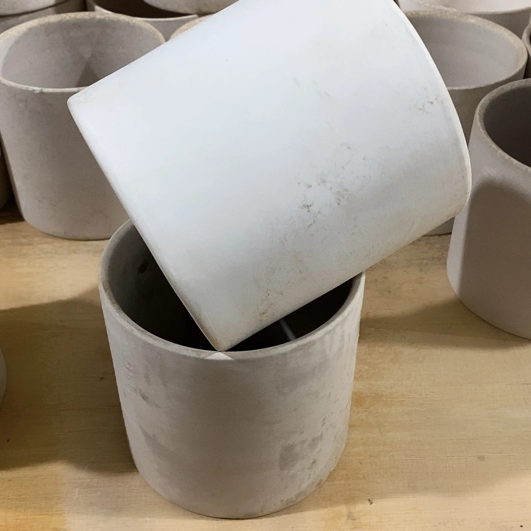 瑕疵白陶11×11-2