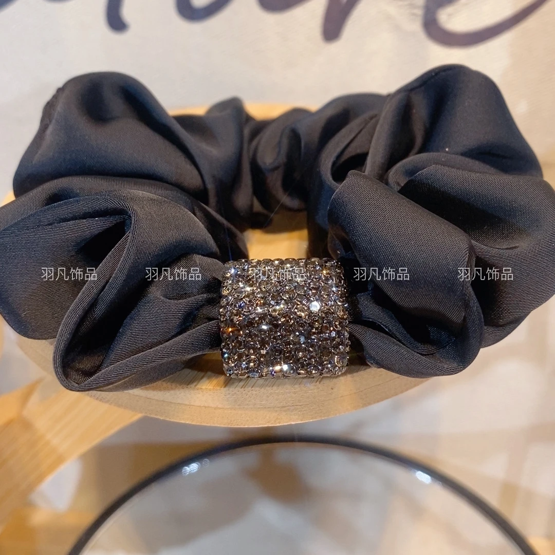 羽凡原创2588休闲日韩轻职风欧美风女发圈发绳头饰气质黑色百搭