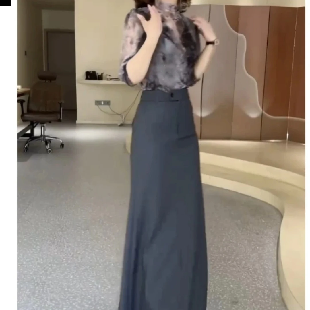 新款简约百搭精品减龄遮肉洋气女装套装两件套2025