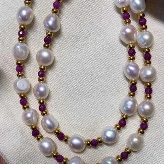 淡水珍珠颈饰未镶嵌