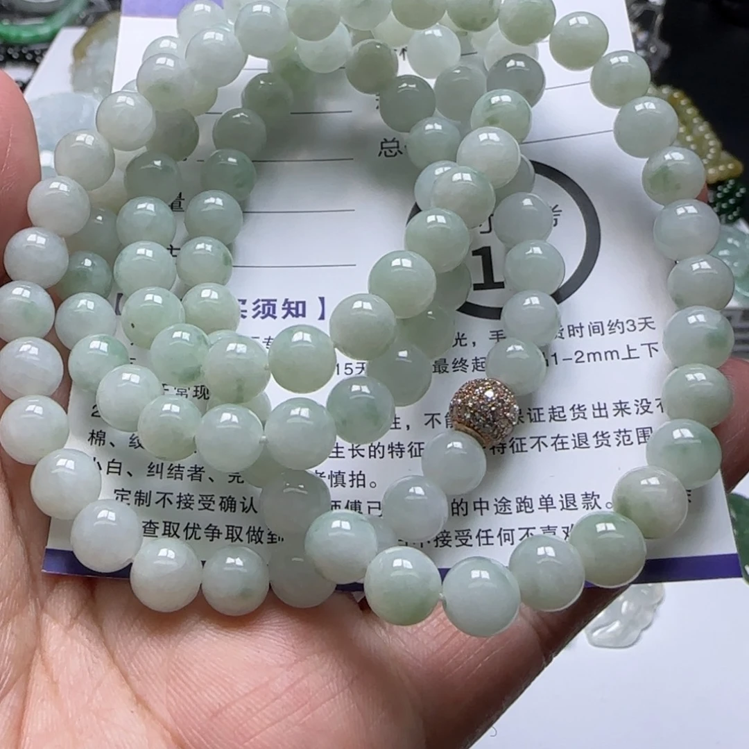 翡翠未镶嵌颈饰天然缅甸翡翠A货