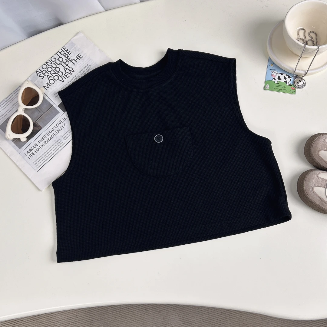 2025新款儿童帅气潮牌穿搭新款小包挂饰背心马甲BMC25611