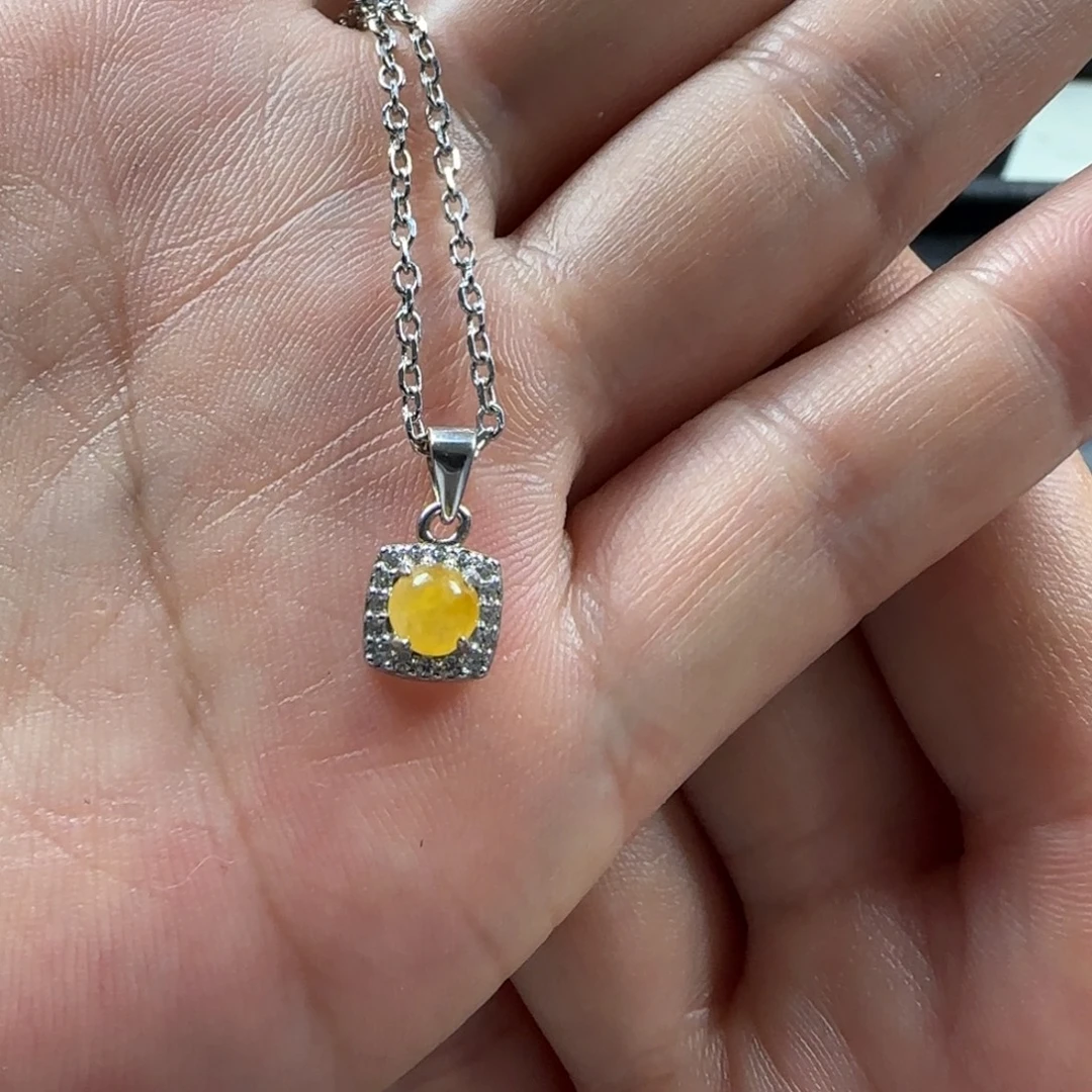 翡翠银S925镶嵌戒指