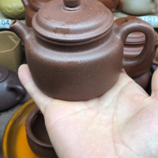 茶壶紫砂将坡泥得中160豪升左右