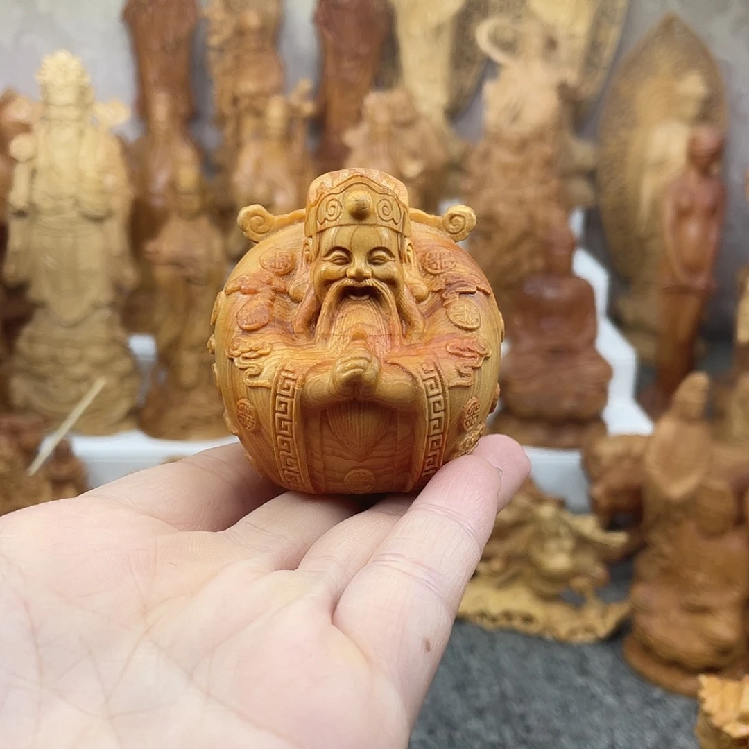 木崖柏摆件手把件