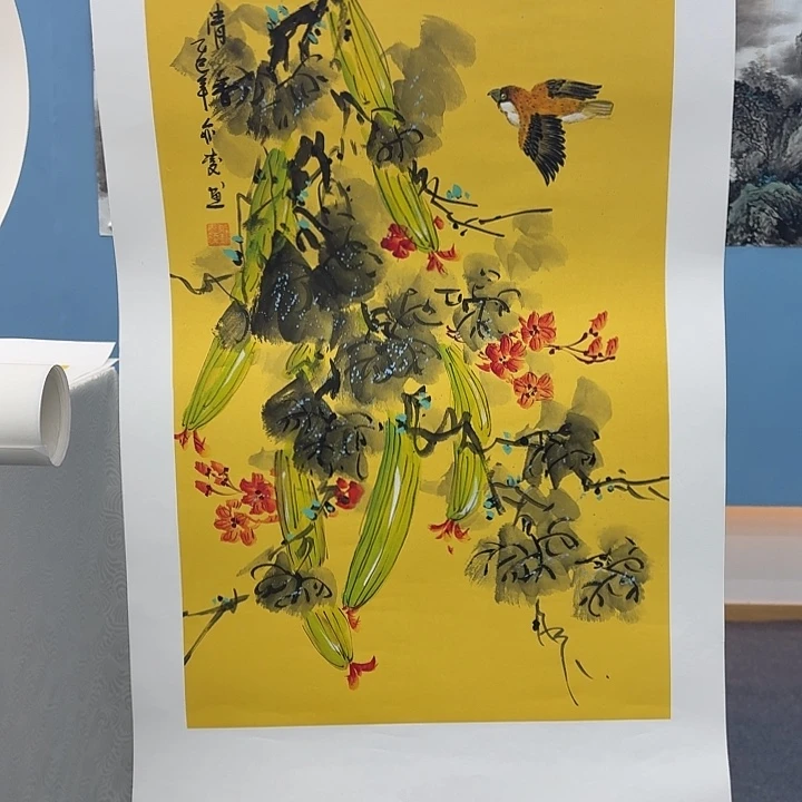 国画手绘国画作品