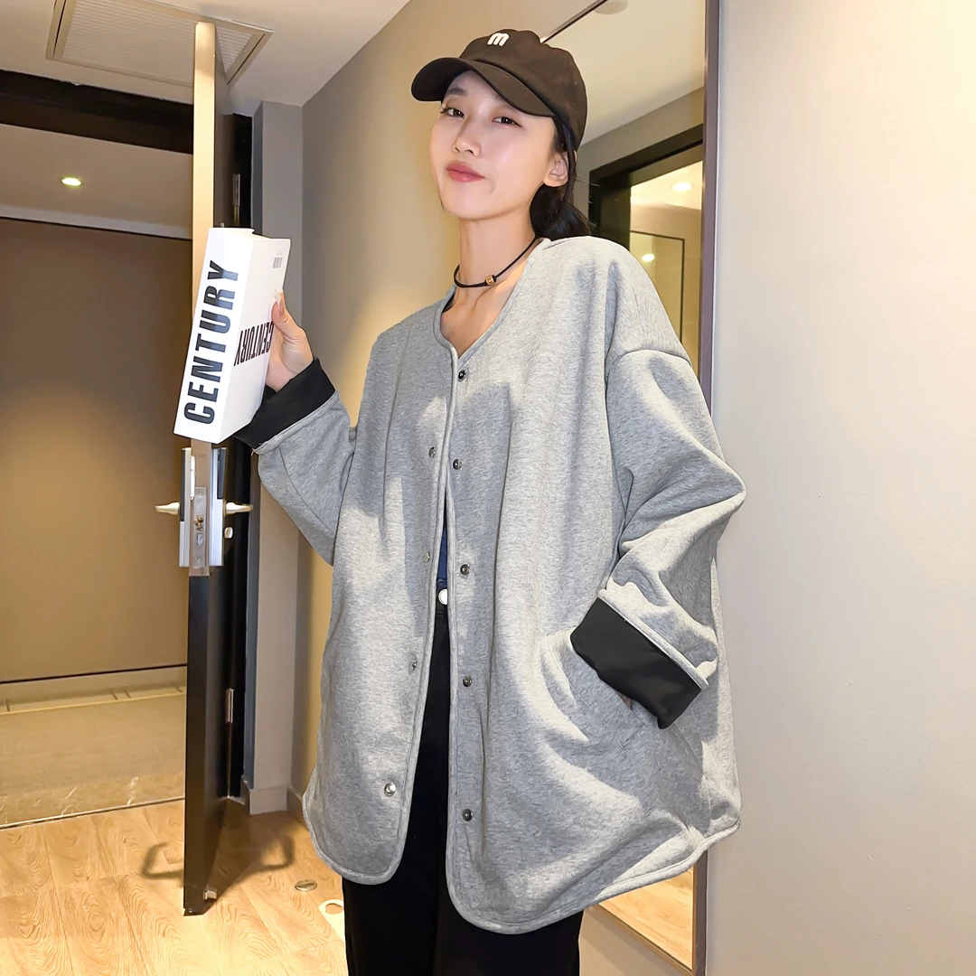 欧货高级感时髦双面穿外套女春秋2025新款休闲夹克韩版百搭上衣潮