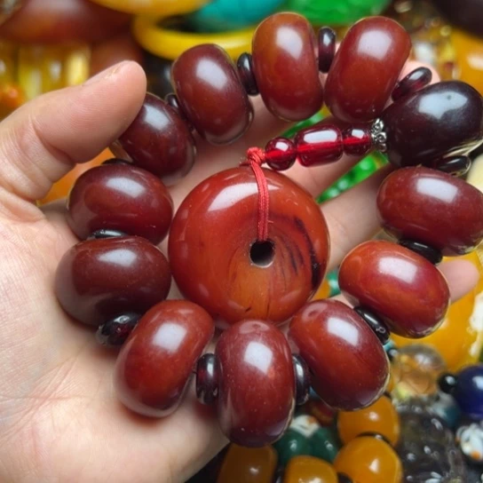 未镶嵌琥珀手串蜜蜡