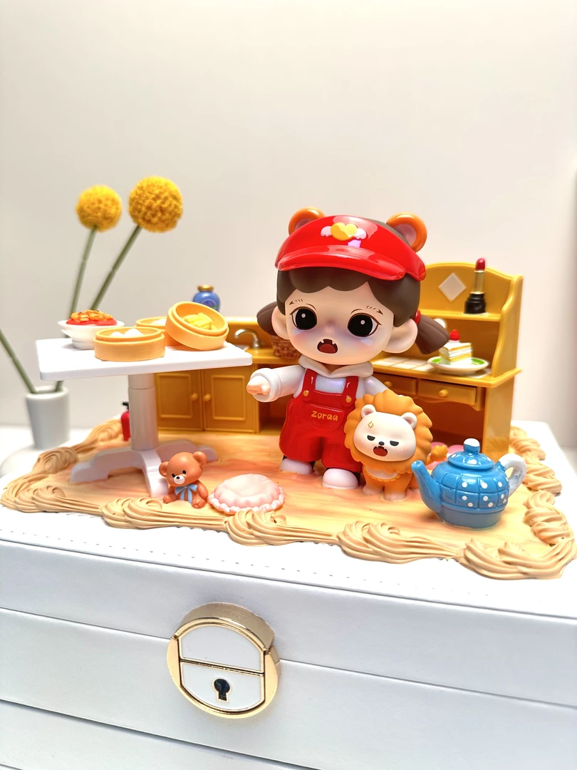 创意手工正版萌粒混装DIY奶油胶礼物套组