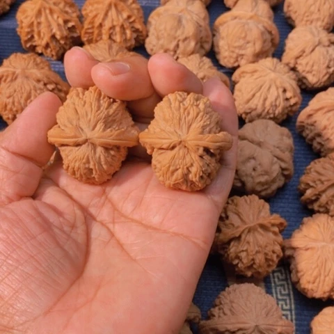 【闪购商品】吊坠文玩核桃?**乐白狮子37