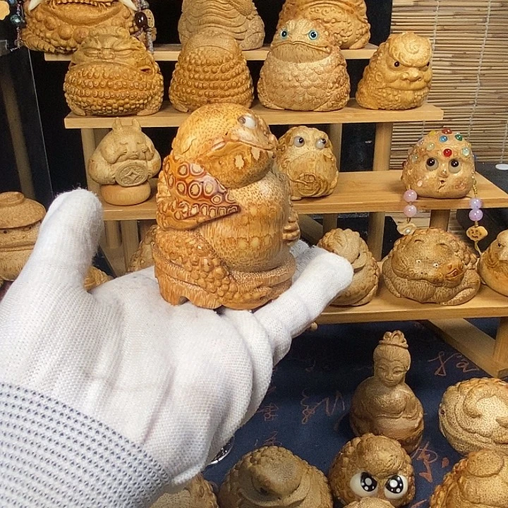 渴***望楠木竹根雕作品欣赏