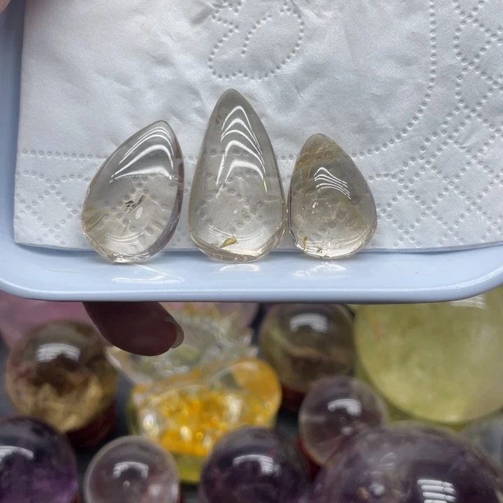 水晶未镶嵌珠宝半成品72发晶
