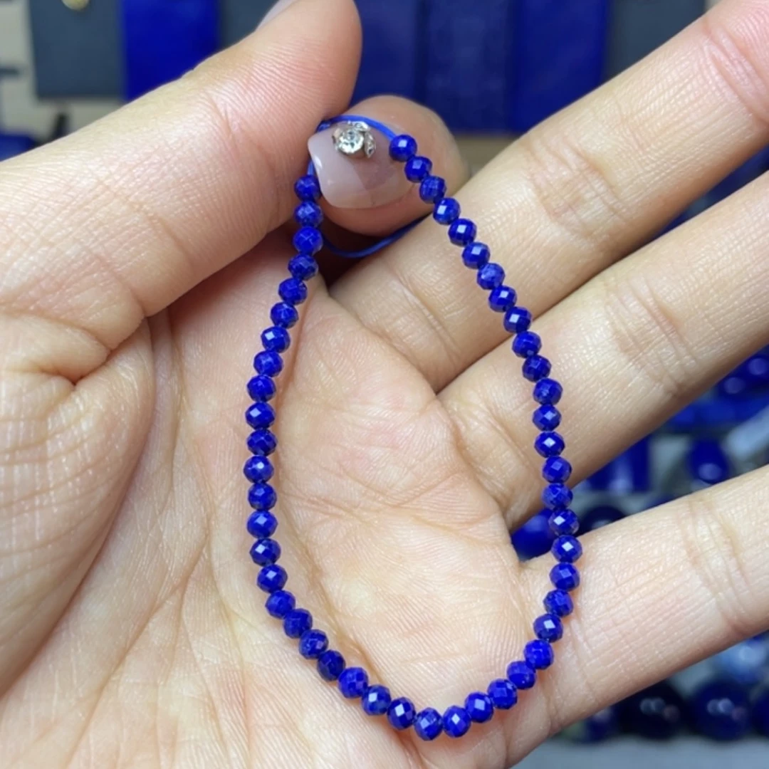 青金石3mm配饰未镶嵌雪*