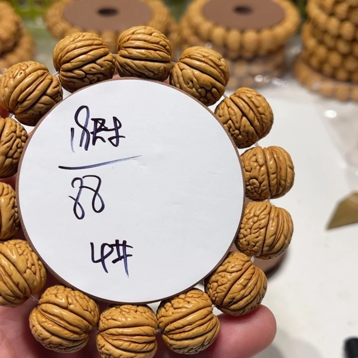 手串桃核19尺寸虎皮肌肉4号
