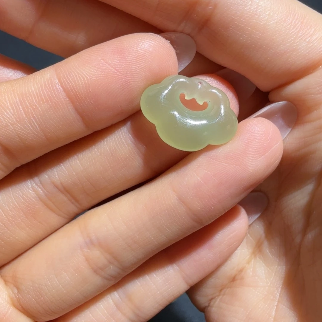 和田玉未镶嵌吊坠(不含链)