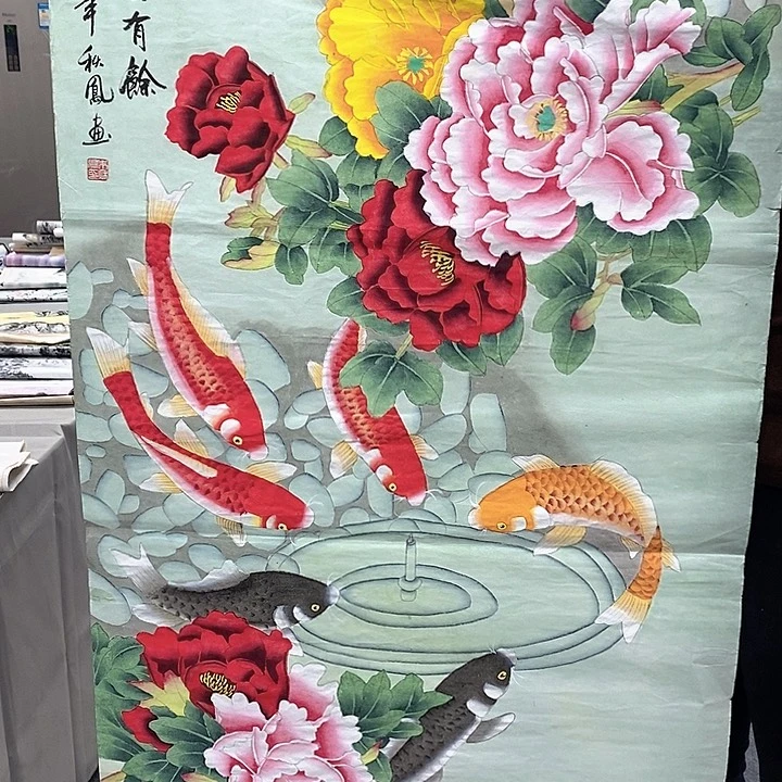 国画国画作品手绘