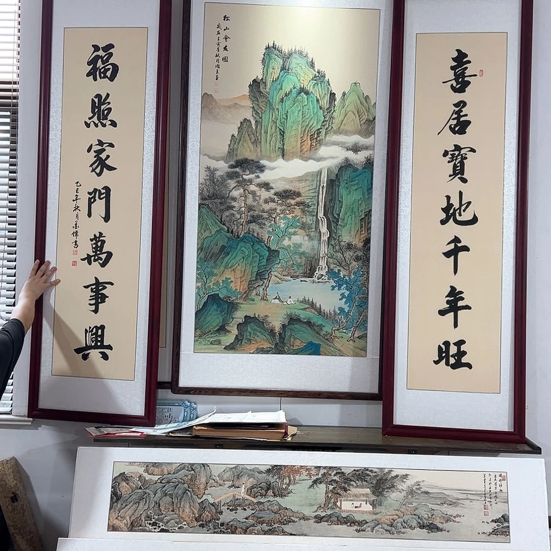 万***厂国画手绘保证假一罚万