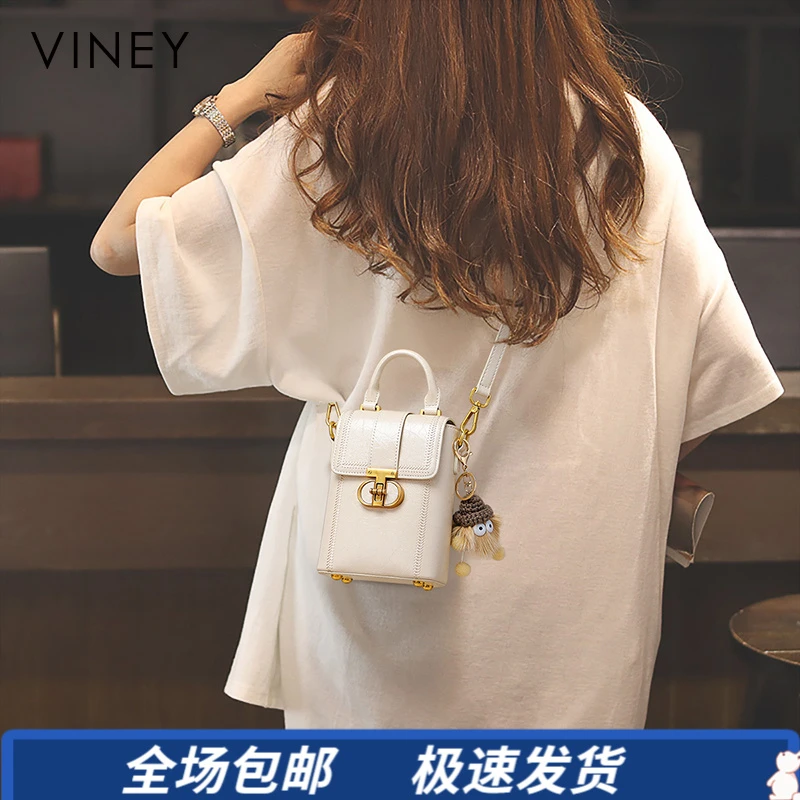 Viney包包女轻奢小众高级感斜挎迷你手机包生日礼物送女友送老婆