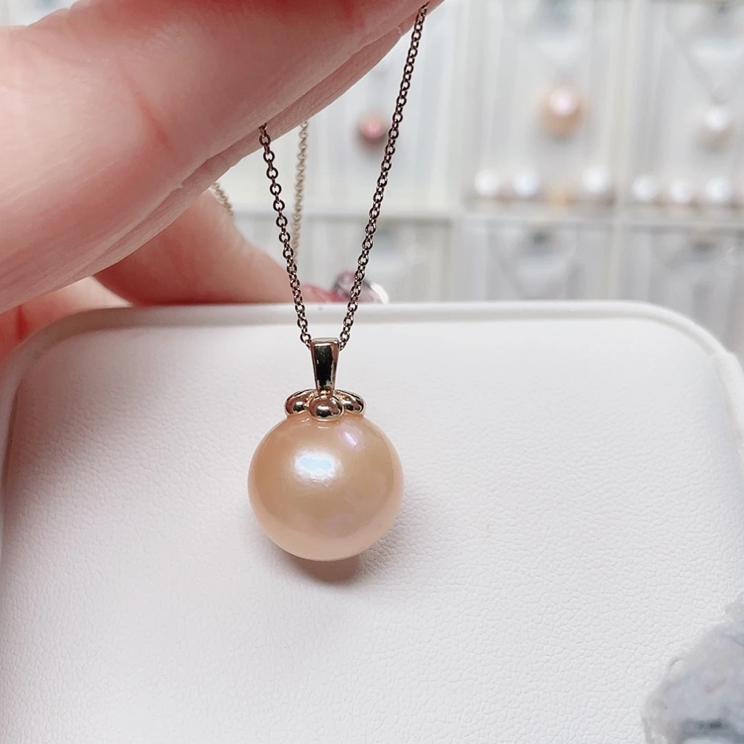 淡水珍珠吊坠(赠链)合金
