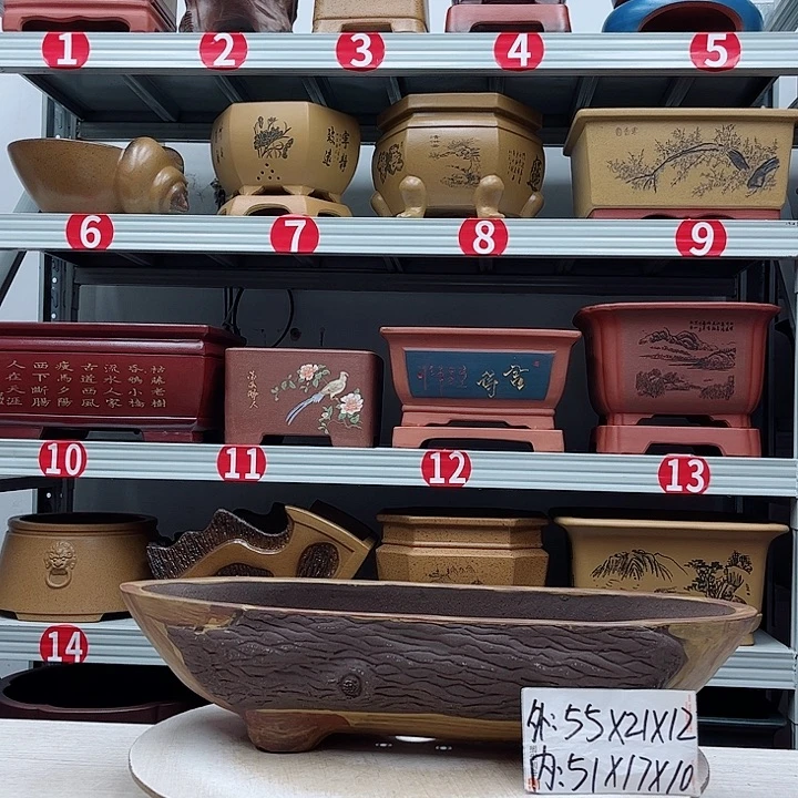 紫砂花盆紫砂花盆