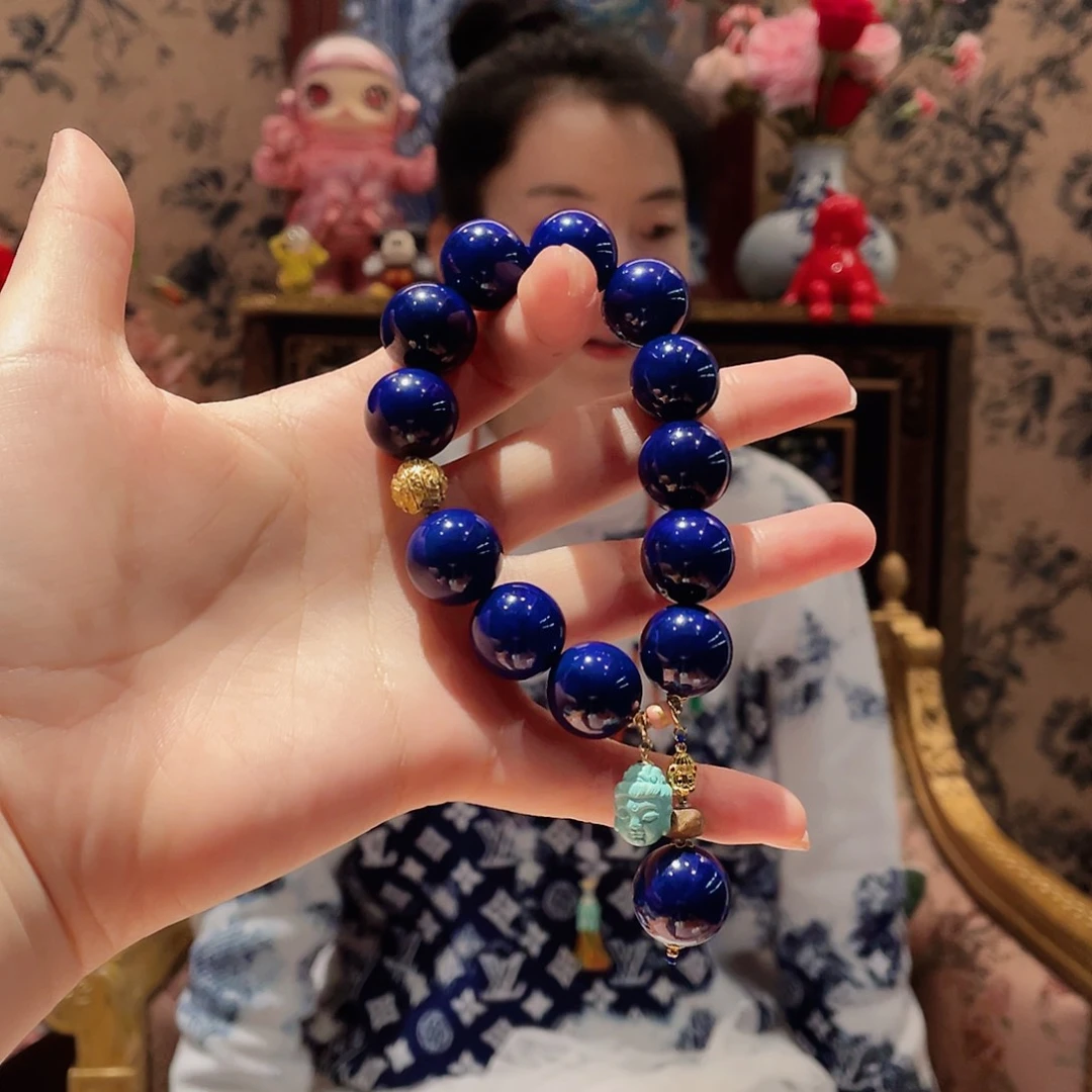 青金石手串未镶嵌