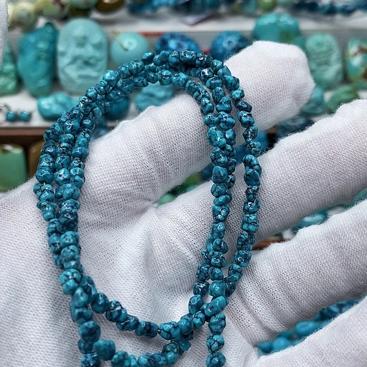 绿松石未镶嵌天然原矿 地大质检