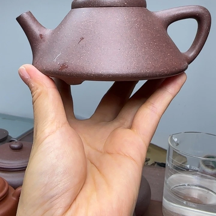茶壶紫砂底槽清文瓢150cc特价