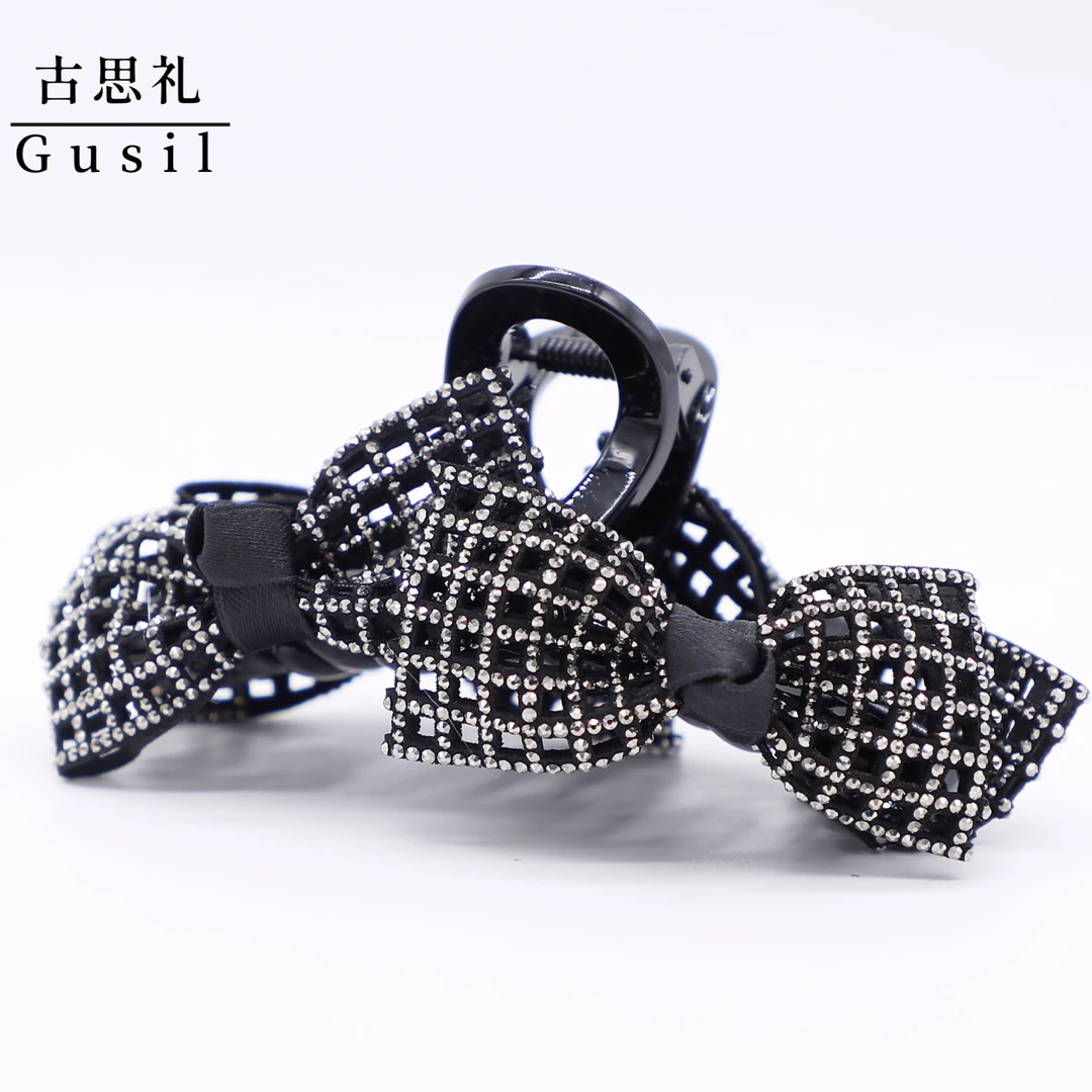 古思礼【知岚】法式韩系蝴蝶结显气质抓夹GS7430